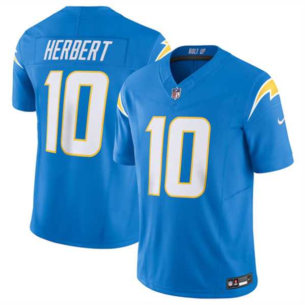 Men & Women & Youth Los Angeles Chargers #10 Justin Herbert Blue 2023 F.U.S.E. Vapor Untouchable Limited Stitched Jersey